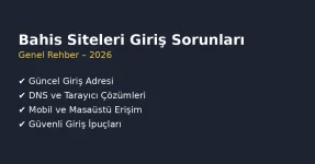Bahis siteleri giriş sorunları 2026, güncel giriş adresi, DNS ayarları ve erişim problemleri çözüm rehberi Bahis siteleri giriş sorunları 2026, güncel giriş adresi, DNS ayarları ve erişim problemleri çözüm rehberi