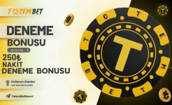 Görsel, Totembet sitesinde sunulan 250 TL deneme bonusuna ait bilgilendirme ekranını göstermektedir. Paylaşım kullanıcı deneyimini yansıtmakta olup bilgilendirme amaçlıdır.